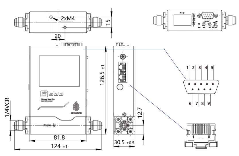 Xinnovis MFC-S500-01 Расходомеры #2